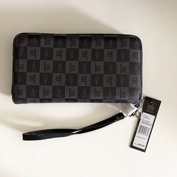 London Fog Adalia Signature Zip Around Wallet - Picture 7 of 16